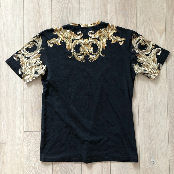 Zara Eagle Print T Shirt in Black Size S - Picture 3 of 9